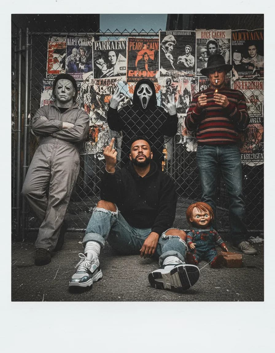 Alley Rebellion — 90s Grunge Polaroid