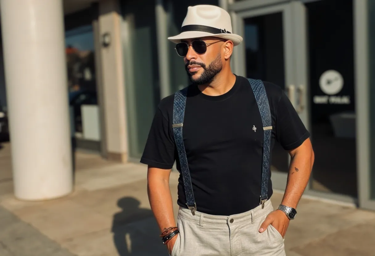 Stylish Urban Casual Elegance Portrait Template