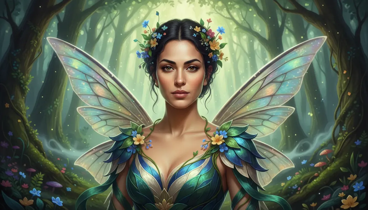Enchanted Forest Fairy Epic Fantasy Portrait