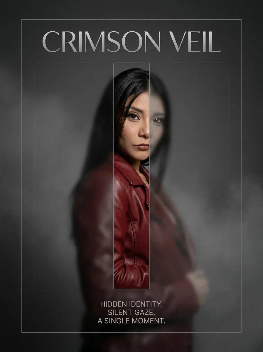 Cinematic Blurred Reveal Identity Portrait Poster