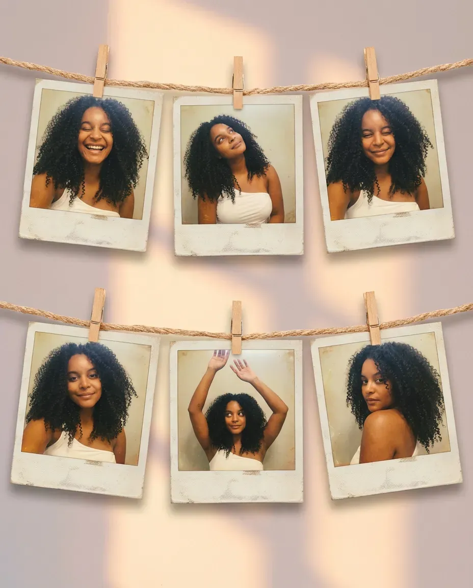 Cinematic Vintage Polaroid Macro Gallery Photography