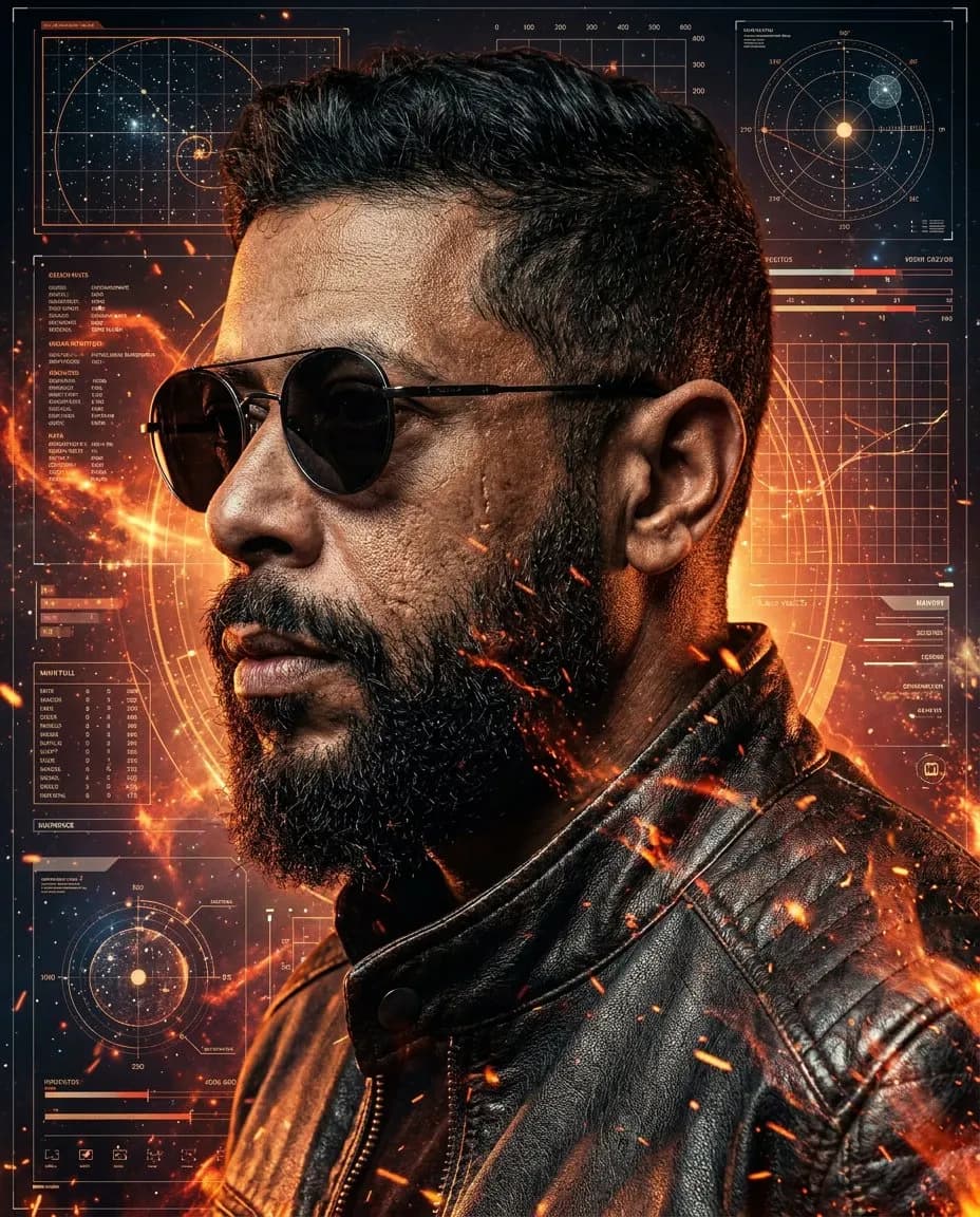 Cinematic Cyberpunk Side-Profile Portrait in Ultra-Detailed 8K