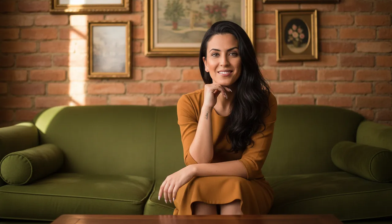 Warm Cinematic Lifestyle Editorial Portrait Template