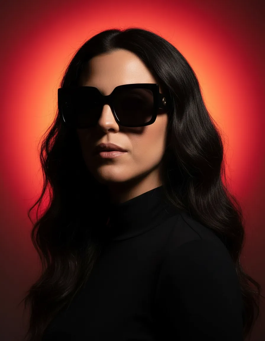 Cinematic Halo Fashion Portrait Template