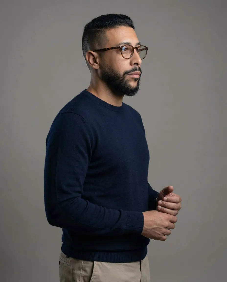 Minimalist Editorial Portrait Photography with Soft Studio Lighting