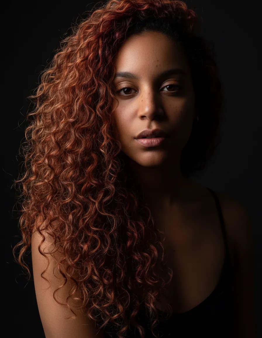 Low-Key Hollywood Glamour Fine Art Portrait