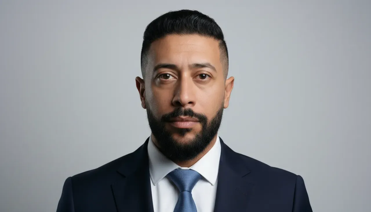 Corporate Studio Headshot with Exact Face Match