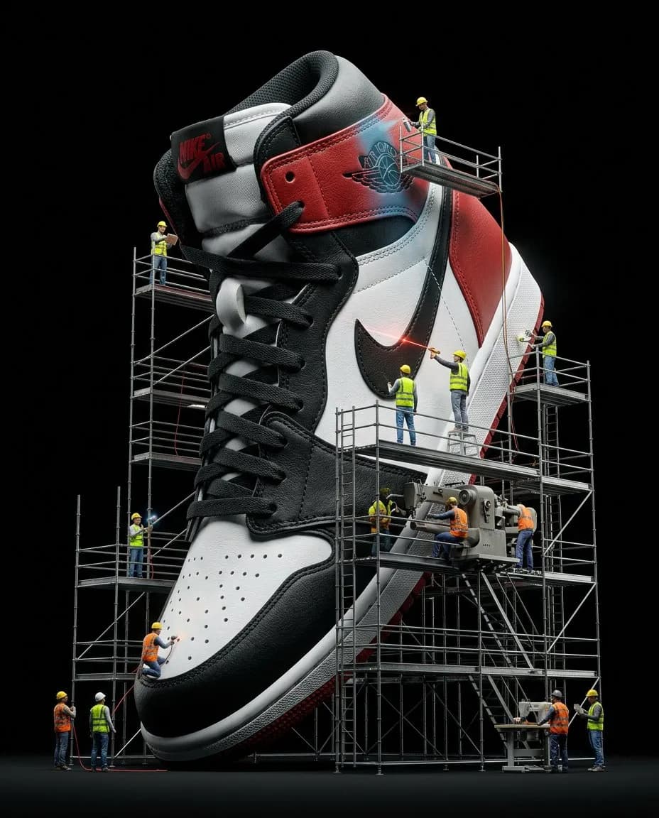 Monumental Sneaker Macro Photography Cinematic Commercial