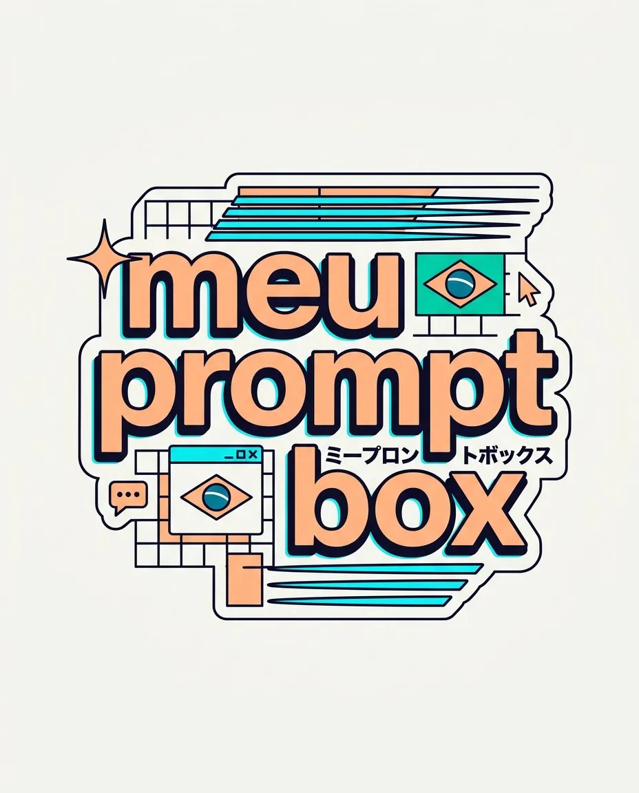 Y2K Tokyo Streetwear Vector Badge - Flat Sticker Logo Design