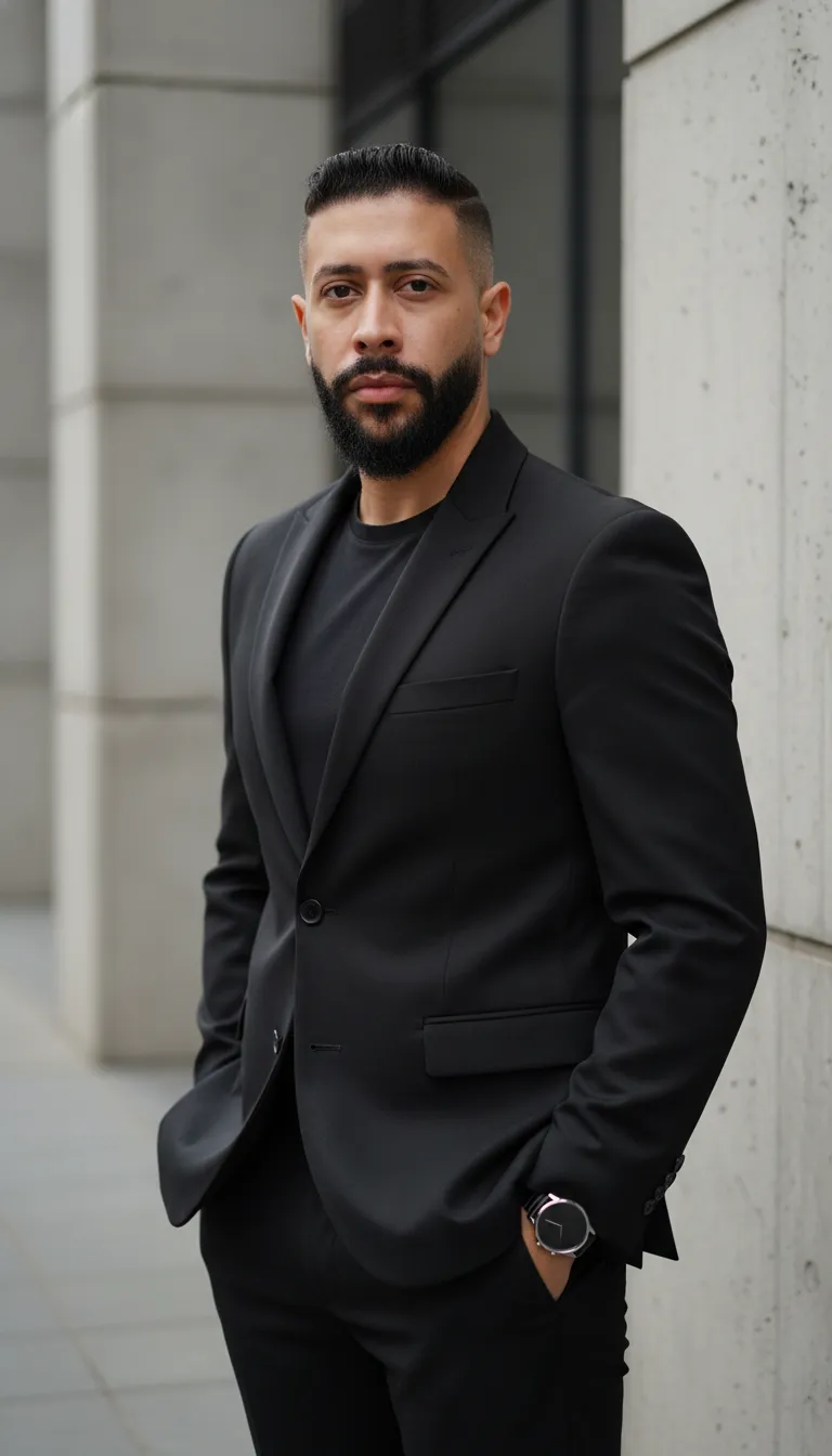 Urban Luxury Menswear Editorial Portrait