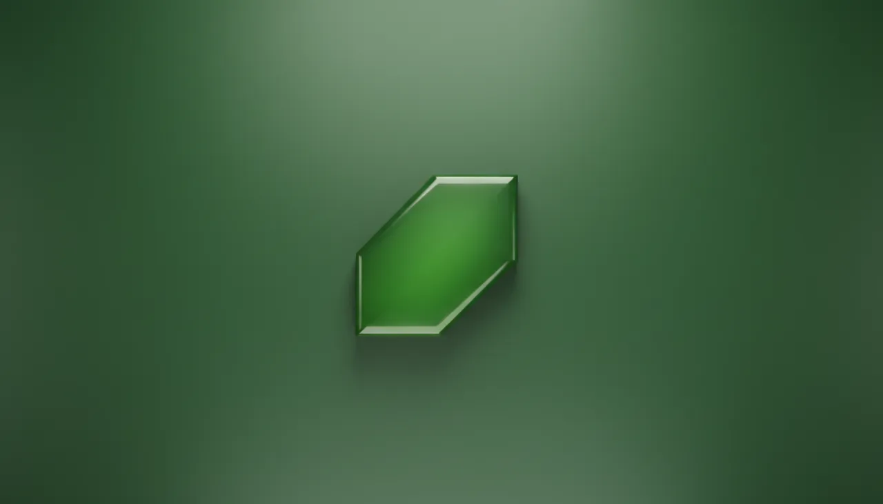 3D Embossed Glossy Contour Render