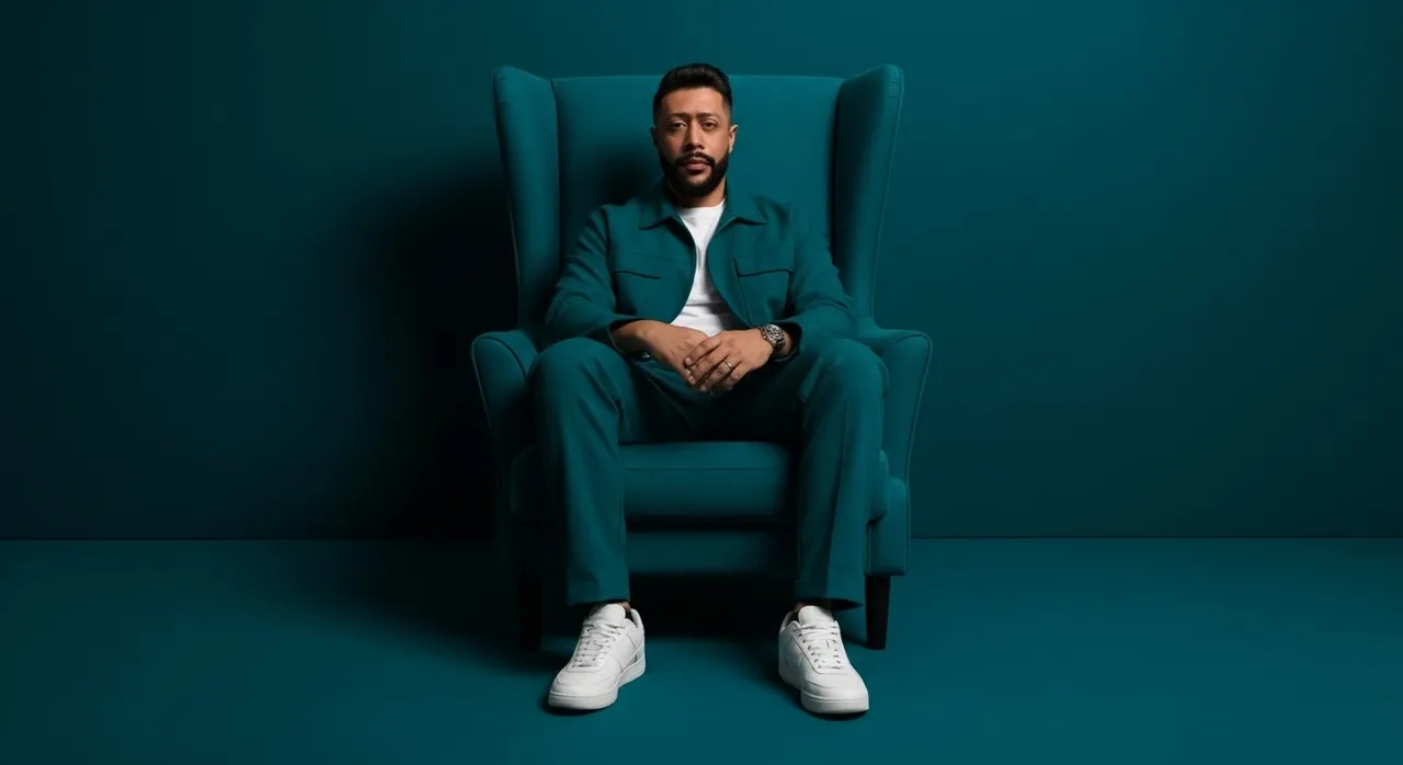 Monochrome Elegance – Minimal Studio Portrait