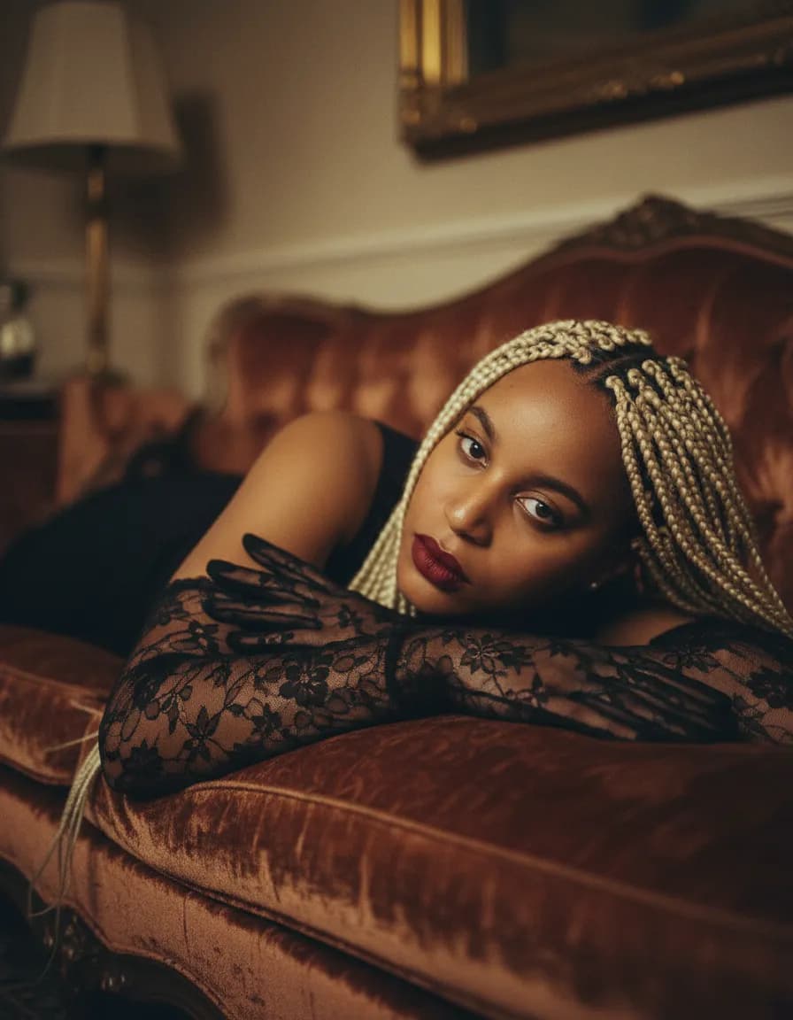 High-End Editorial Close-Up Portrait