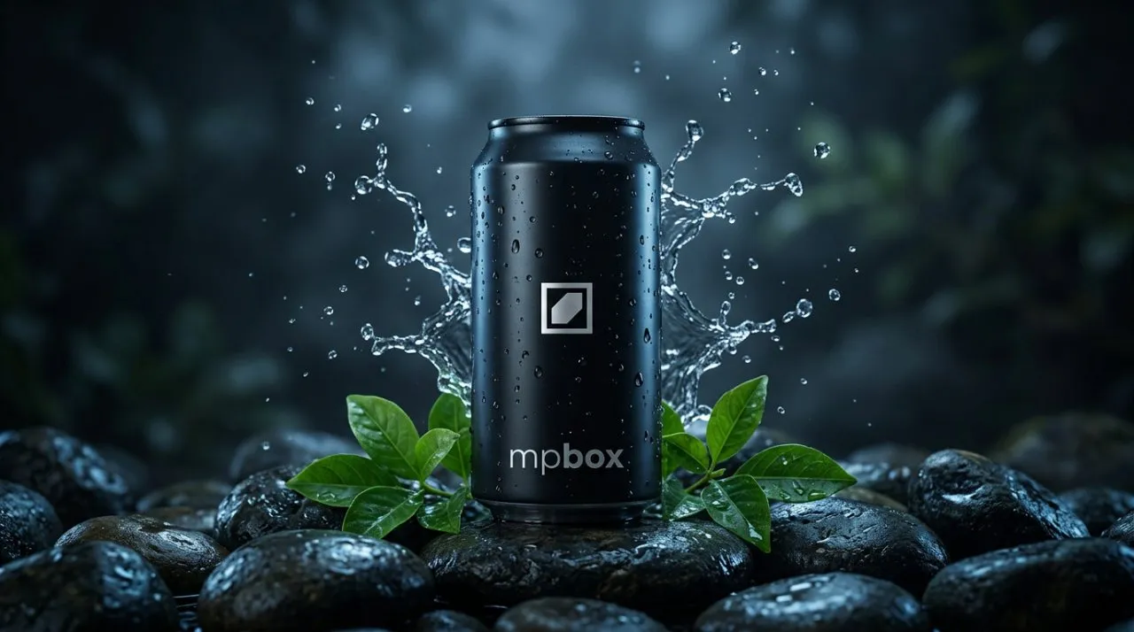 Cinematic Beverage Can Product Photography with Moody Lighting
