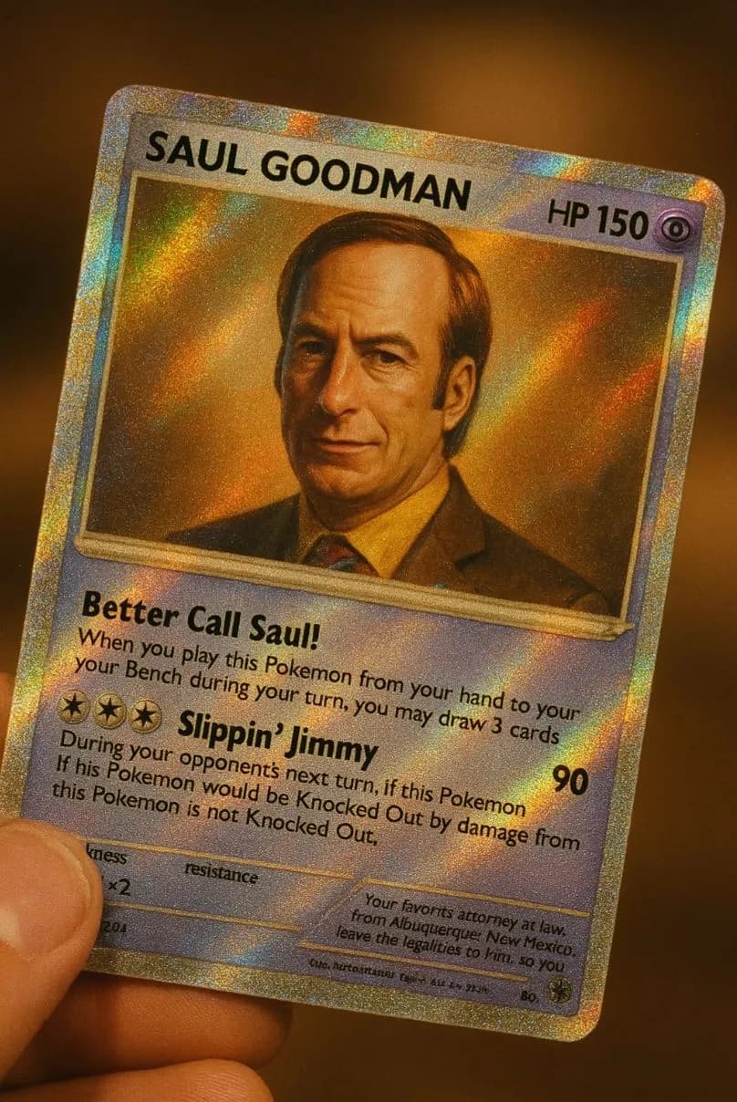 Photorealistic Holographic Trading Card