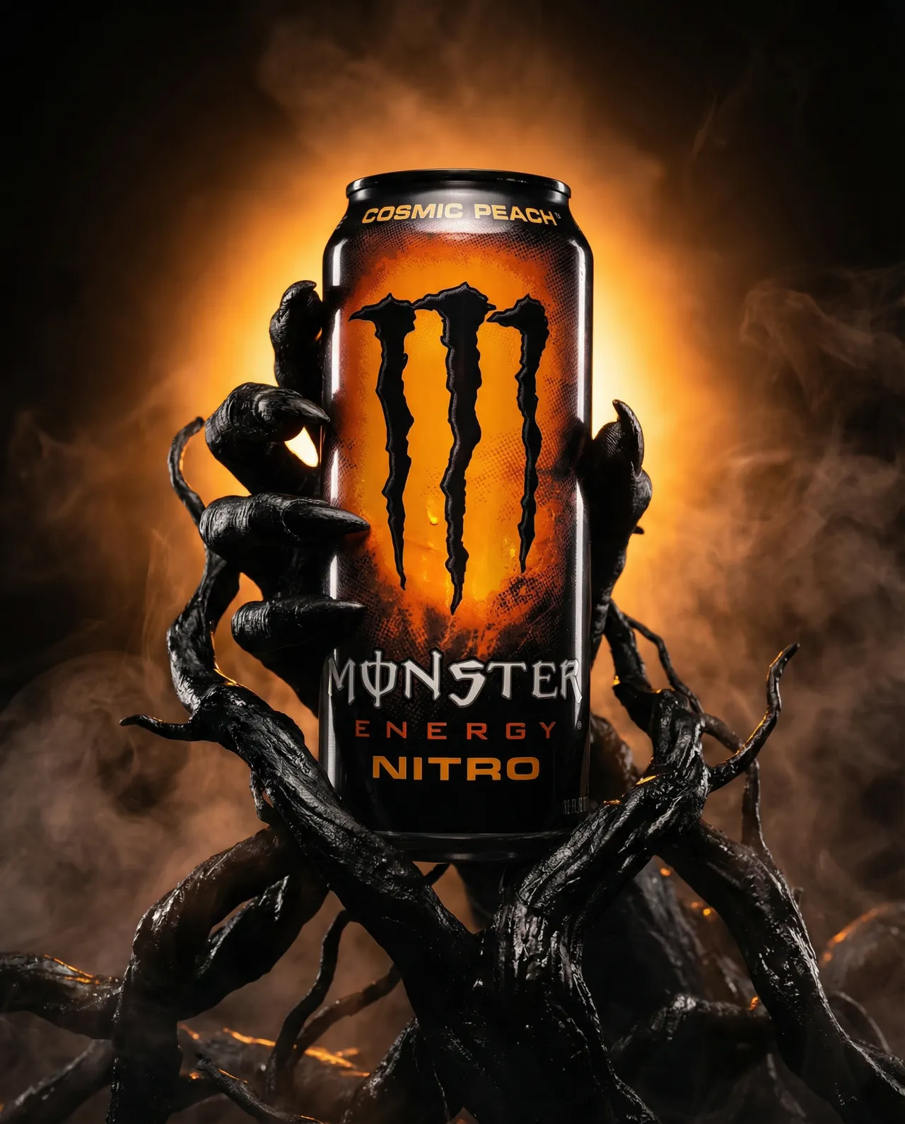 Dark Cinematic Luxury Fragrance Product Scene