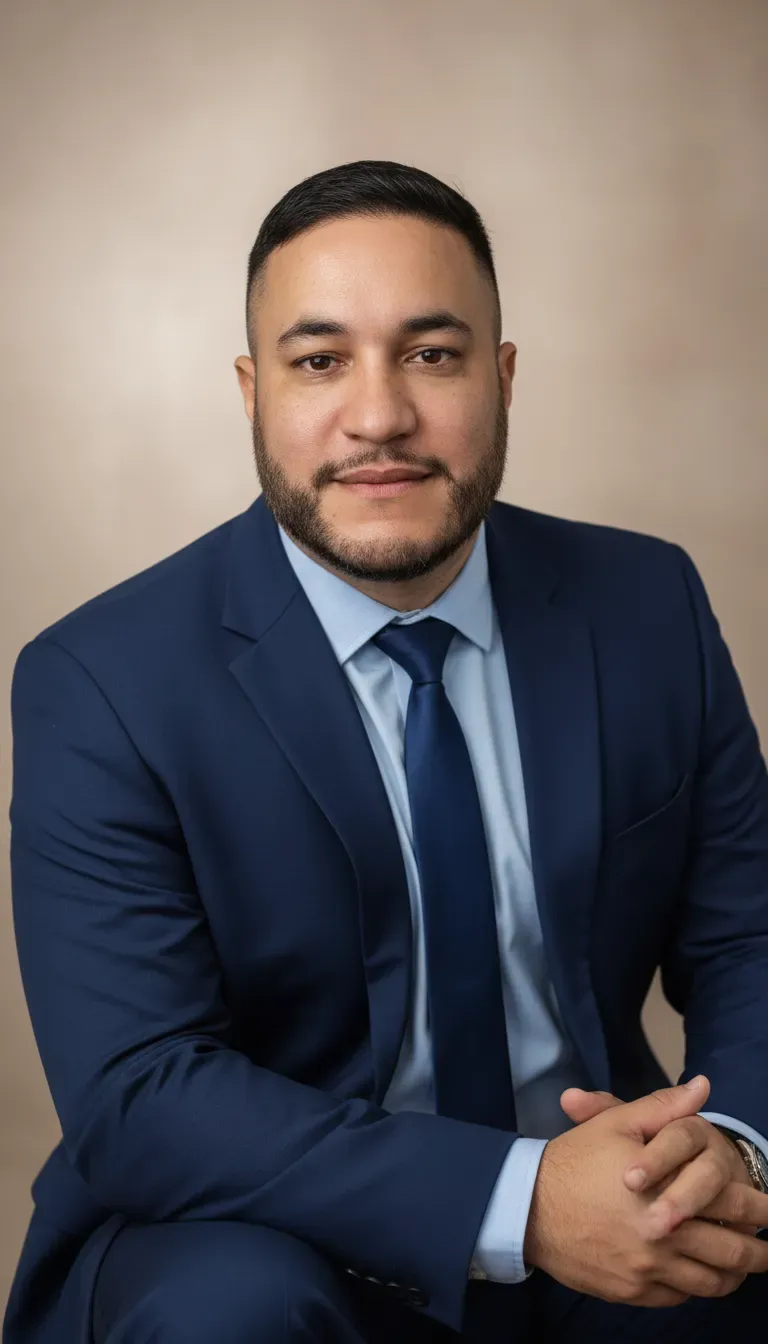 Corporate Editorial Business Portrait with Soft Studio Lighting