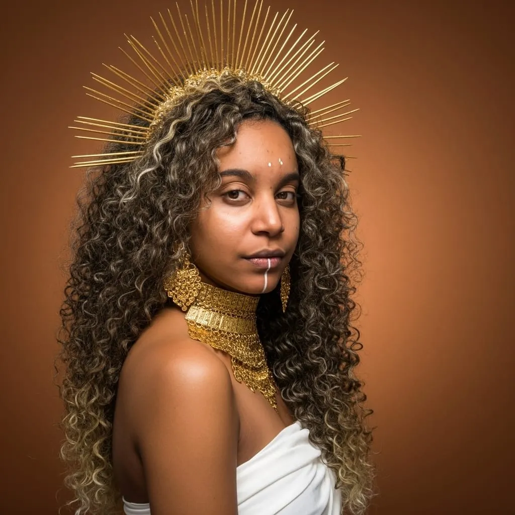 Regal Side-Profile Portrait