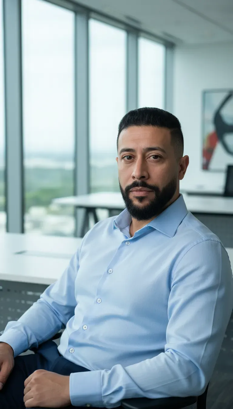 Modern Office Business Portrait with Natural Daylight