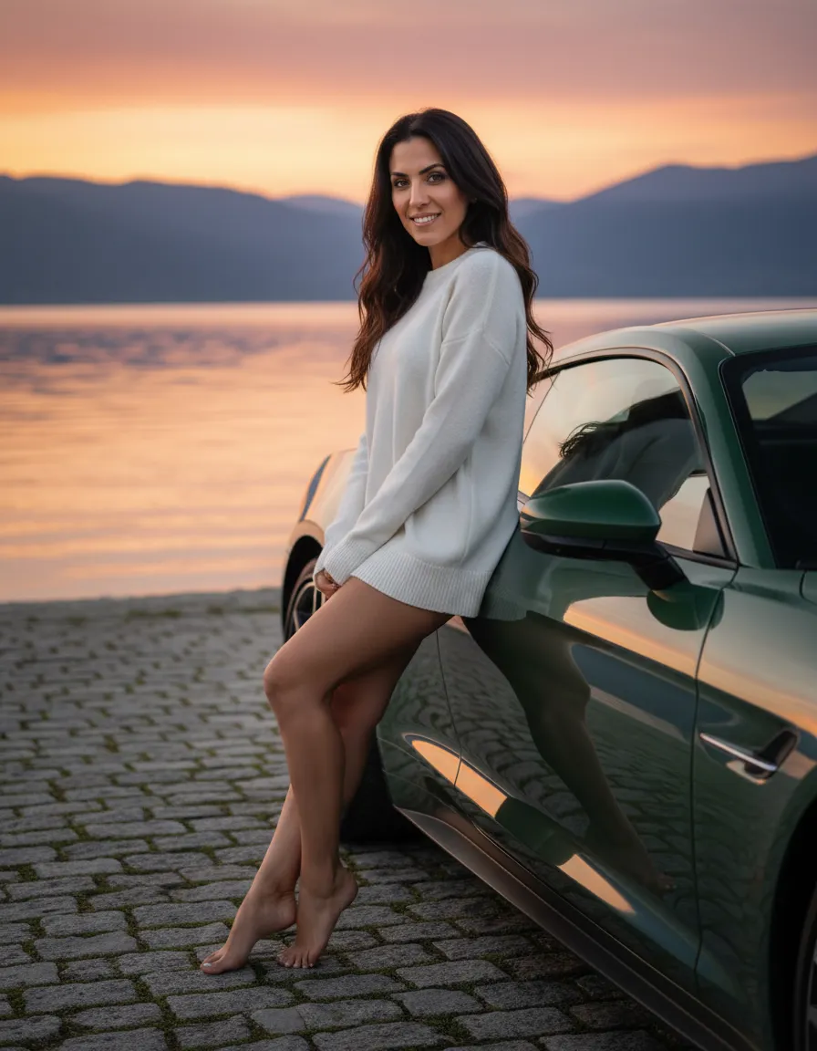 Romantic Sunset Portrait