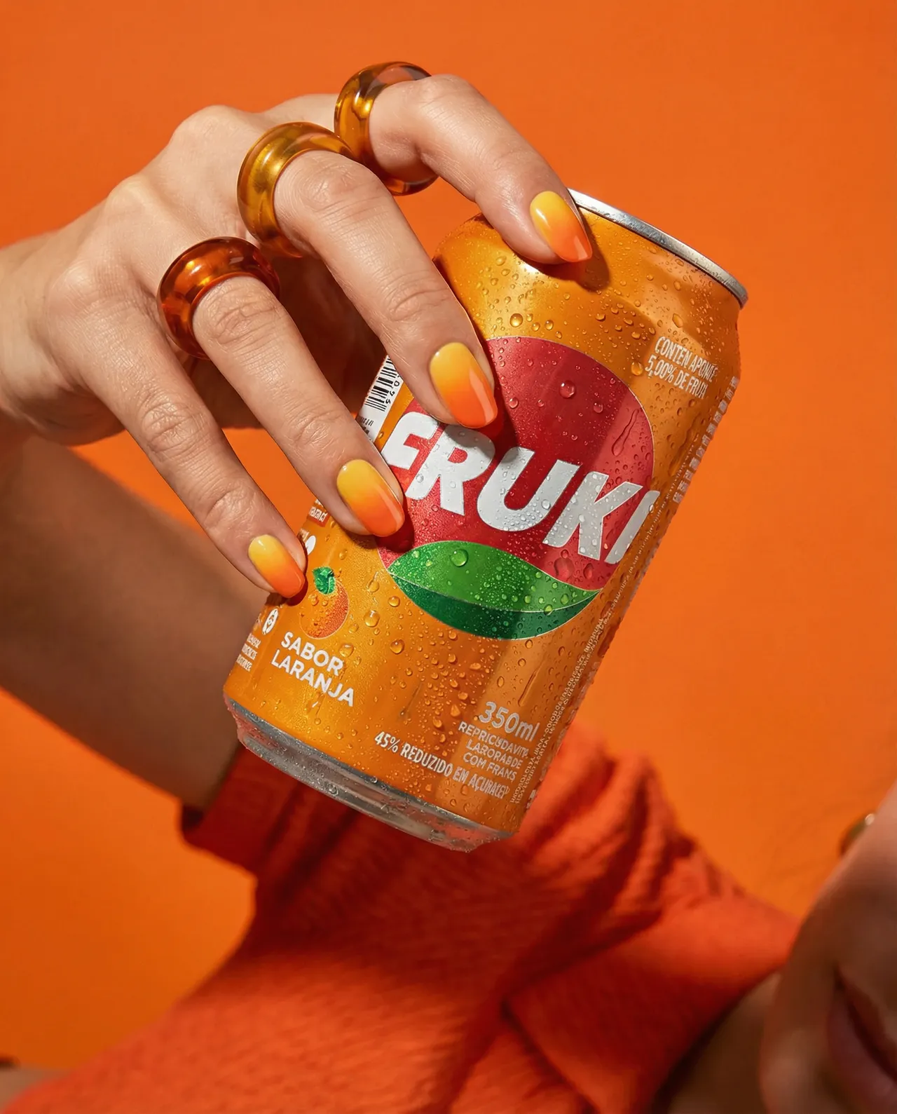 Top-Down Energy Drink Hero Shot