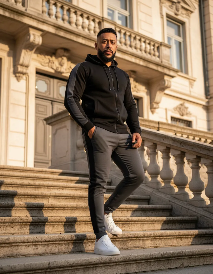 Urban Sophisticated Fashion Editorial Portrait