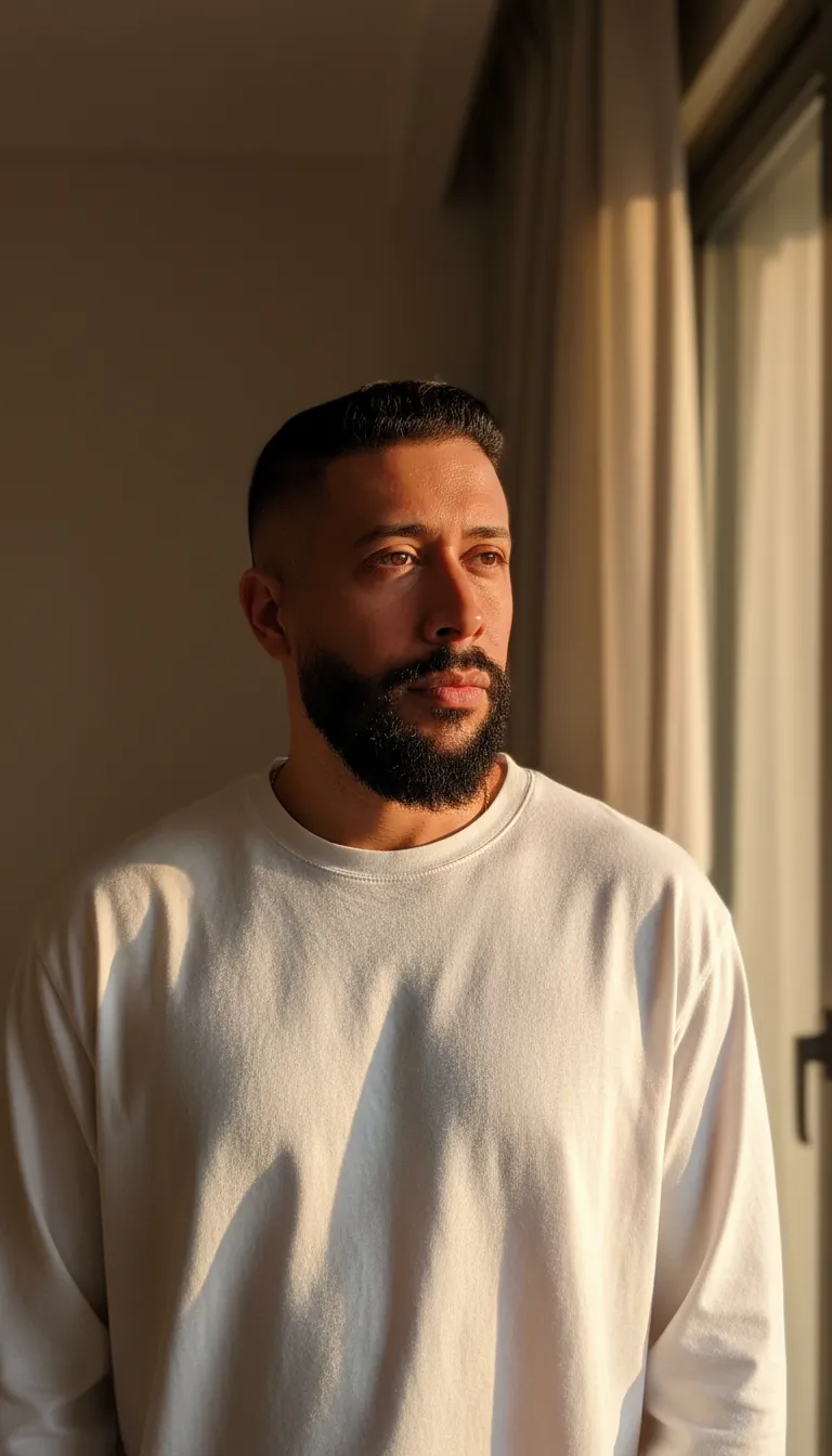 Golden Hour Indoor Cinematic Portrait by Window Light