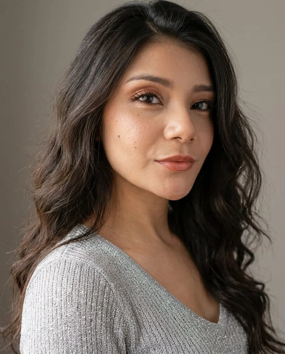 Studio Editorial Portrait: Natural Brazilian Beauty, Magazine Aesthetic