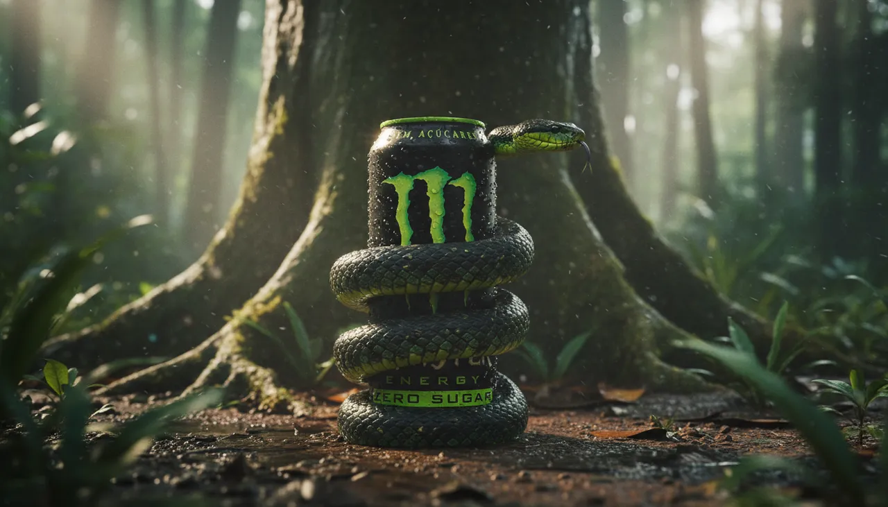 Ultra-Realistic Jungle Energy Drink Cinematic Advertising Template
