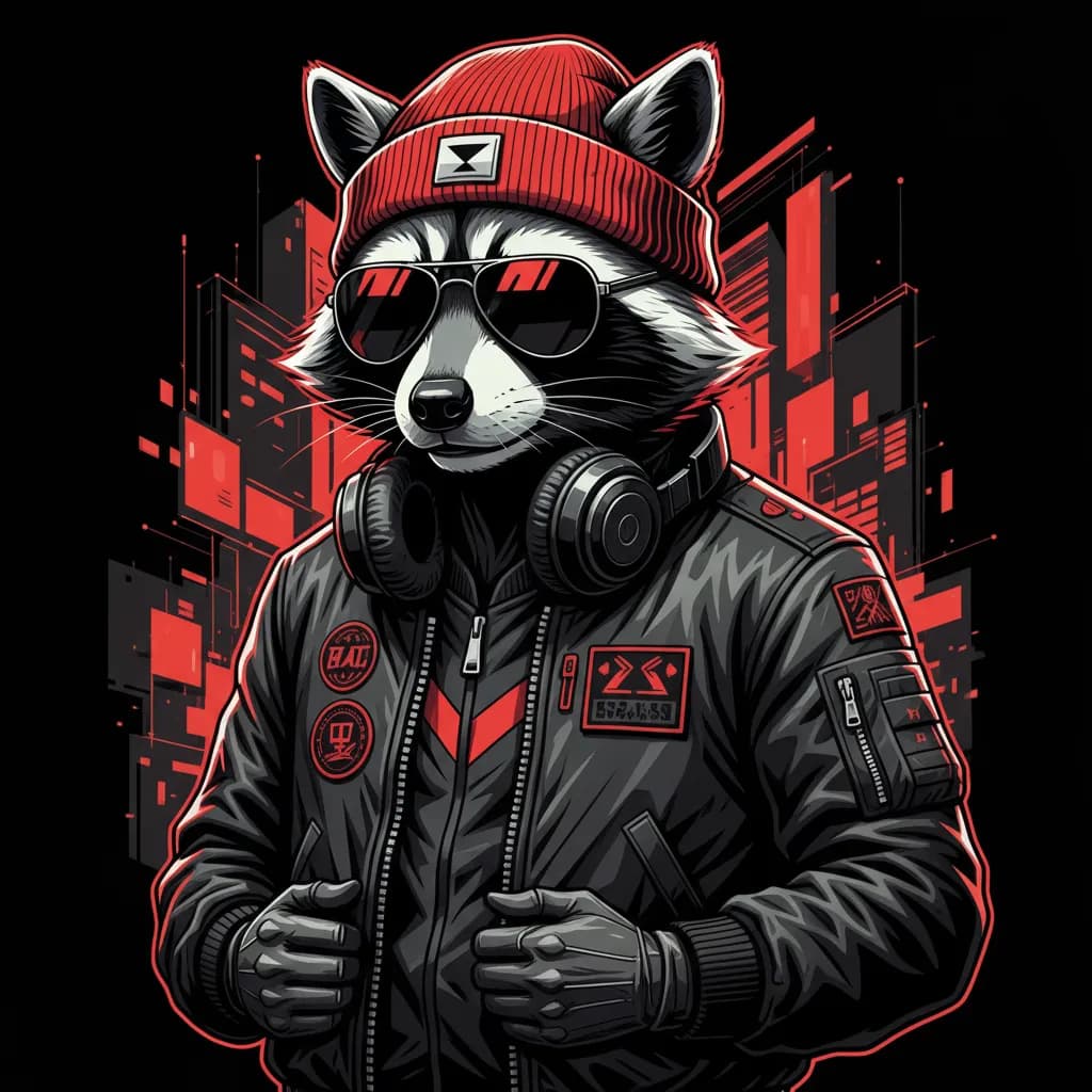 Urban Streetwear Anthropomorphic Character Illustration