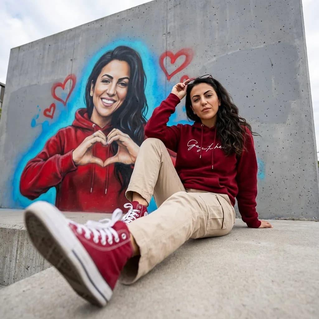 Ultra-Wide Urban Streetwear Portrait, 9:16 Cinematic Editorial