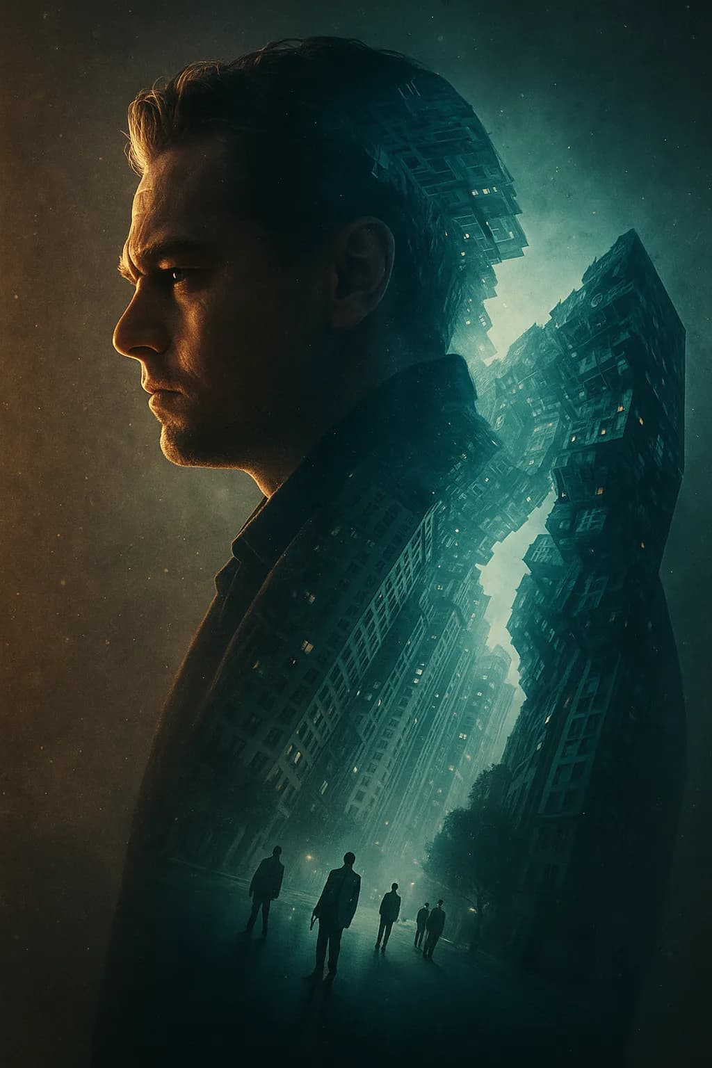Double Exposure Cinematic Poster