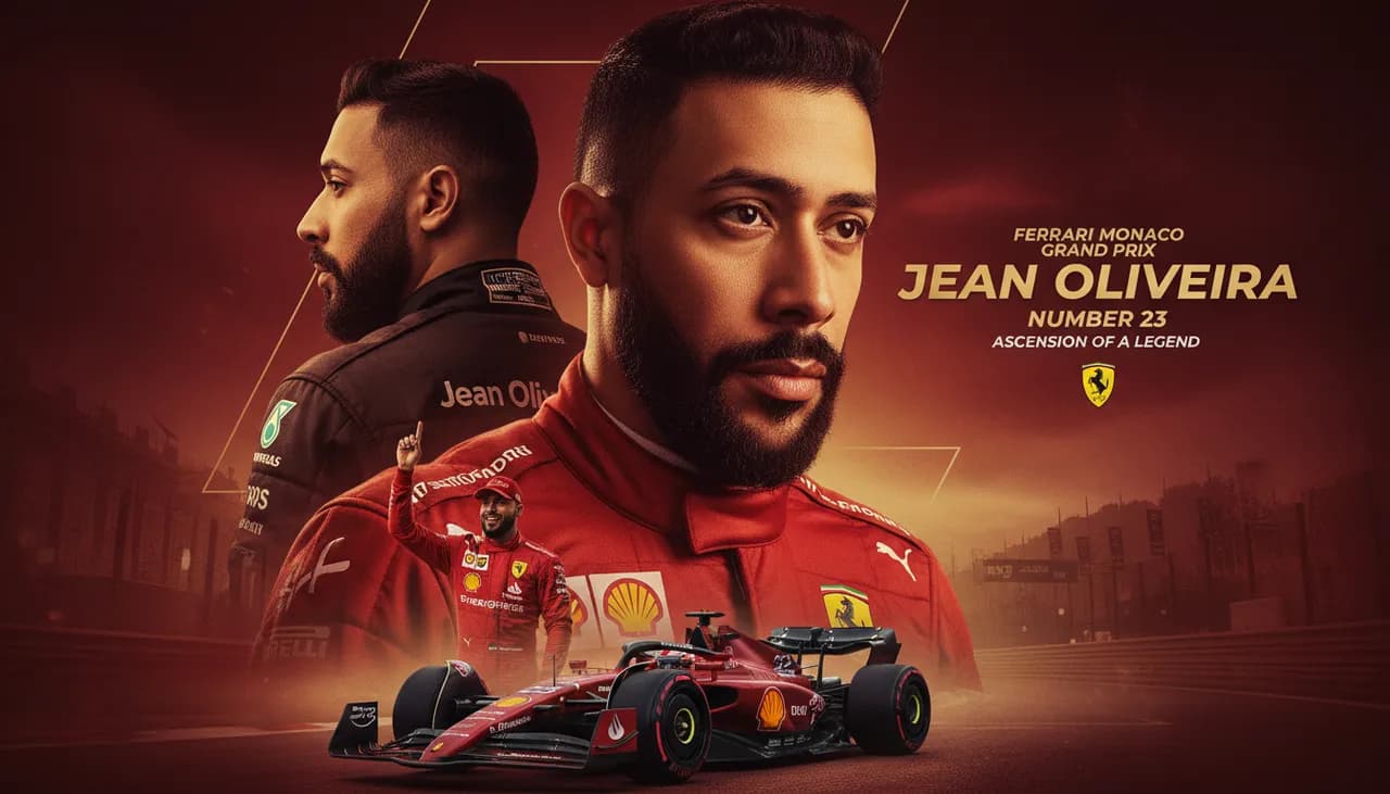 Cinematic Formula 1 Poster Layout