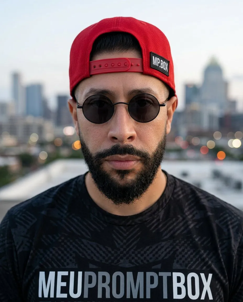 Ultra-Realistic Cinematic Rooftop Portrait, Natural Daylight