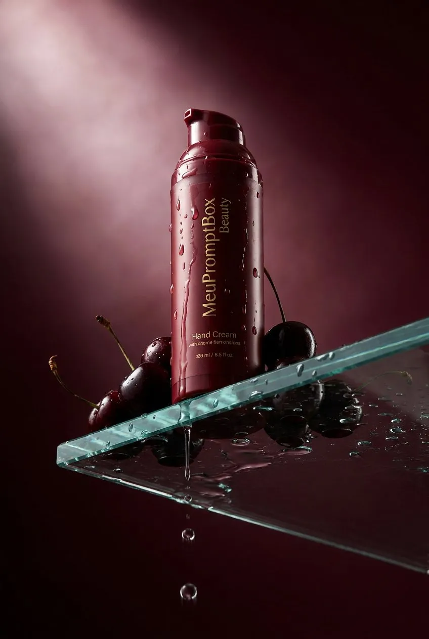 Dramatic Low-Angle Luxury Beauty Product Photography