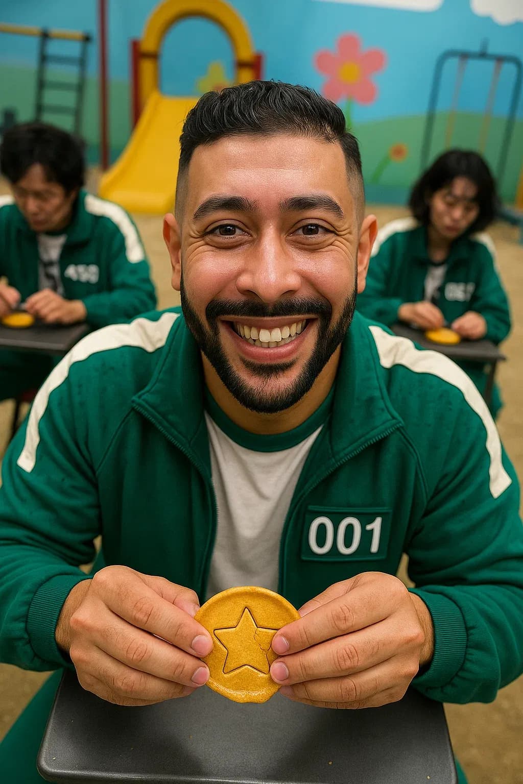 Squid Game Top-Down Selfie