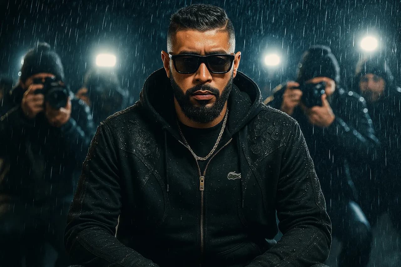 Cinematic Rainy Photoshoot