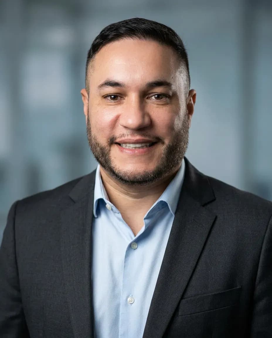 Professional LinkedIn Male Headshot with Studio Lighting (Photoreal)