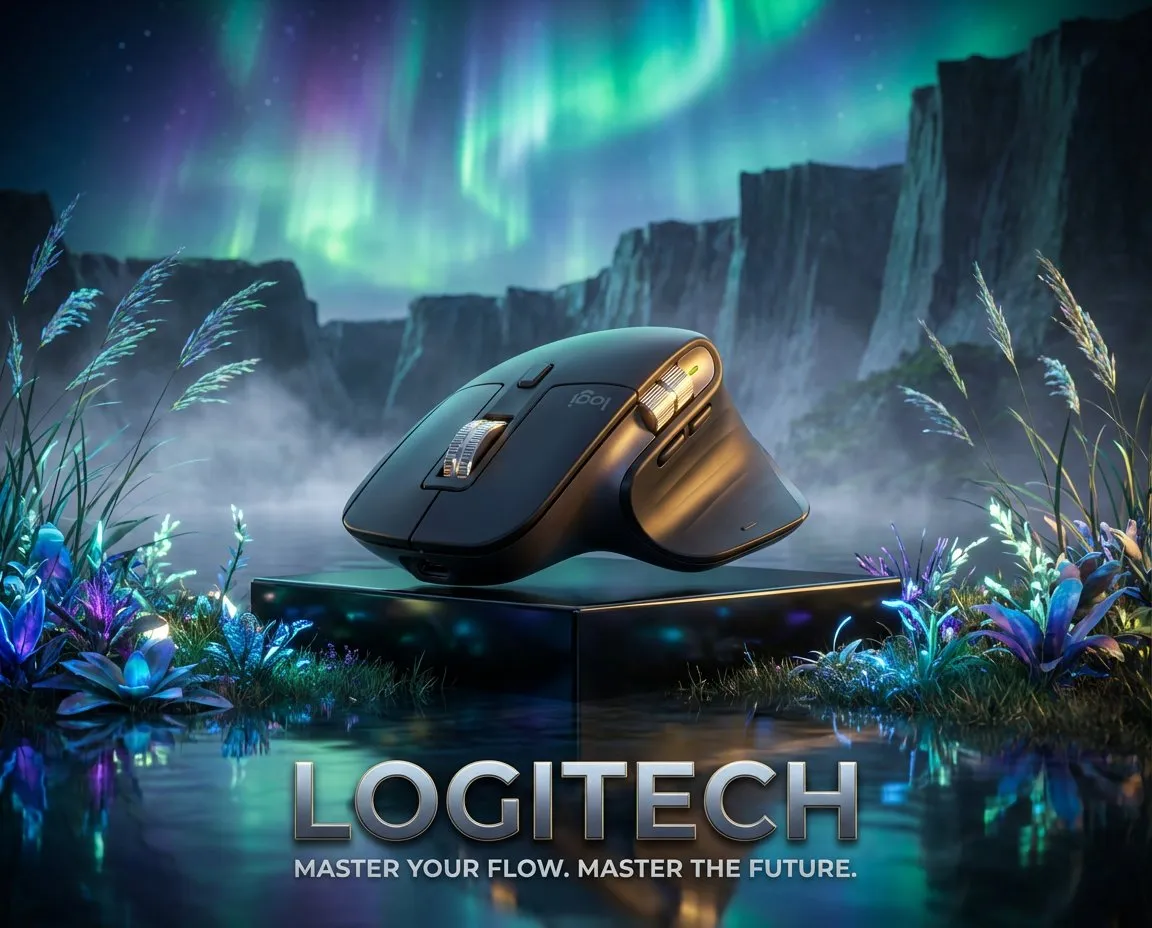 Hyperrealistic Cinematic Poster with Futuristic Product