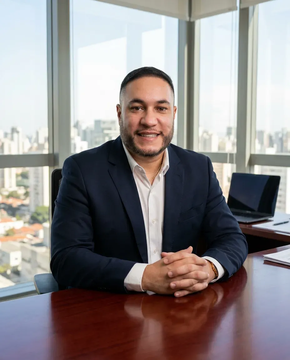 Seated Executive Corporate Portrait Cinematic Editorial Photography