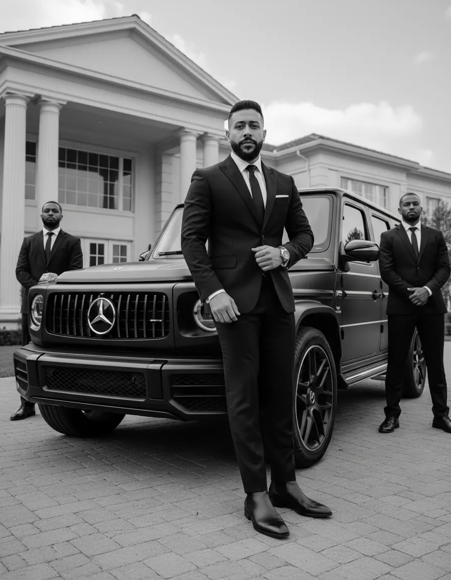 Luxury Power Black & White Automotive Portrait Template