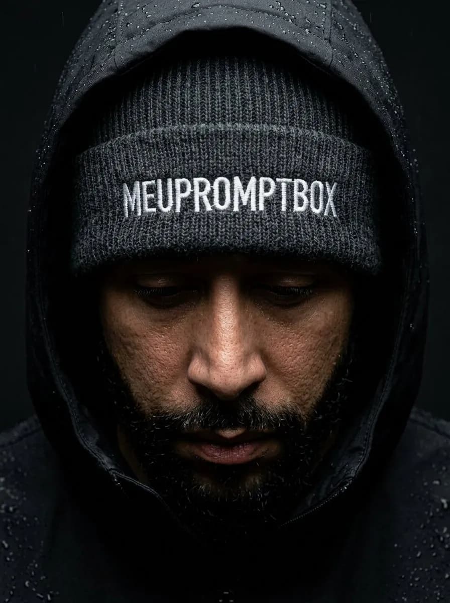 Ultra-Realistic Cinematic Streetwear Beanie Portrait
