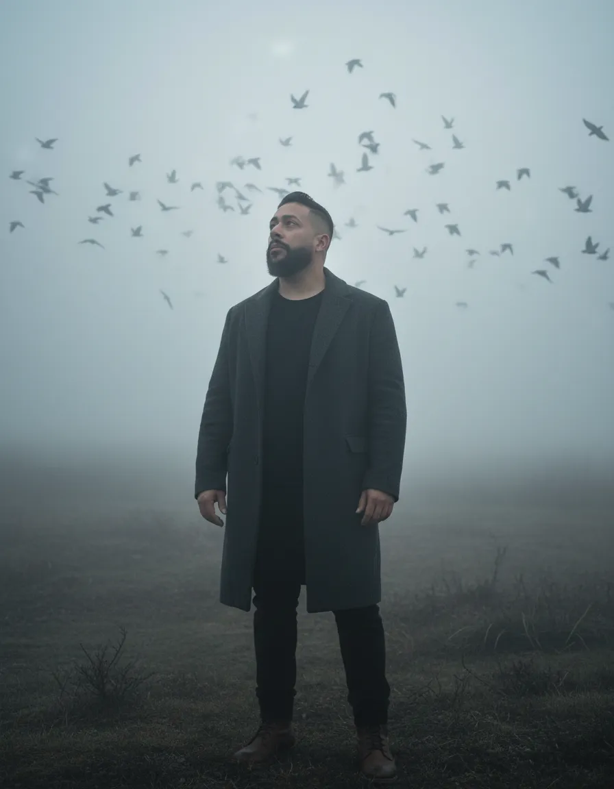 Cinematic Foggy Low-Angle Atmospheric Portrait Template