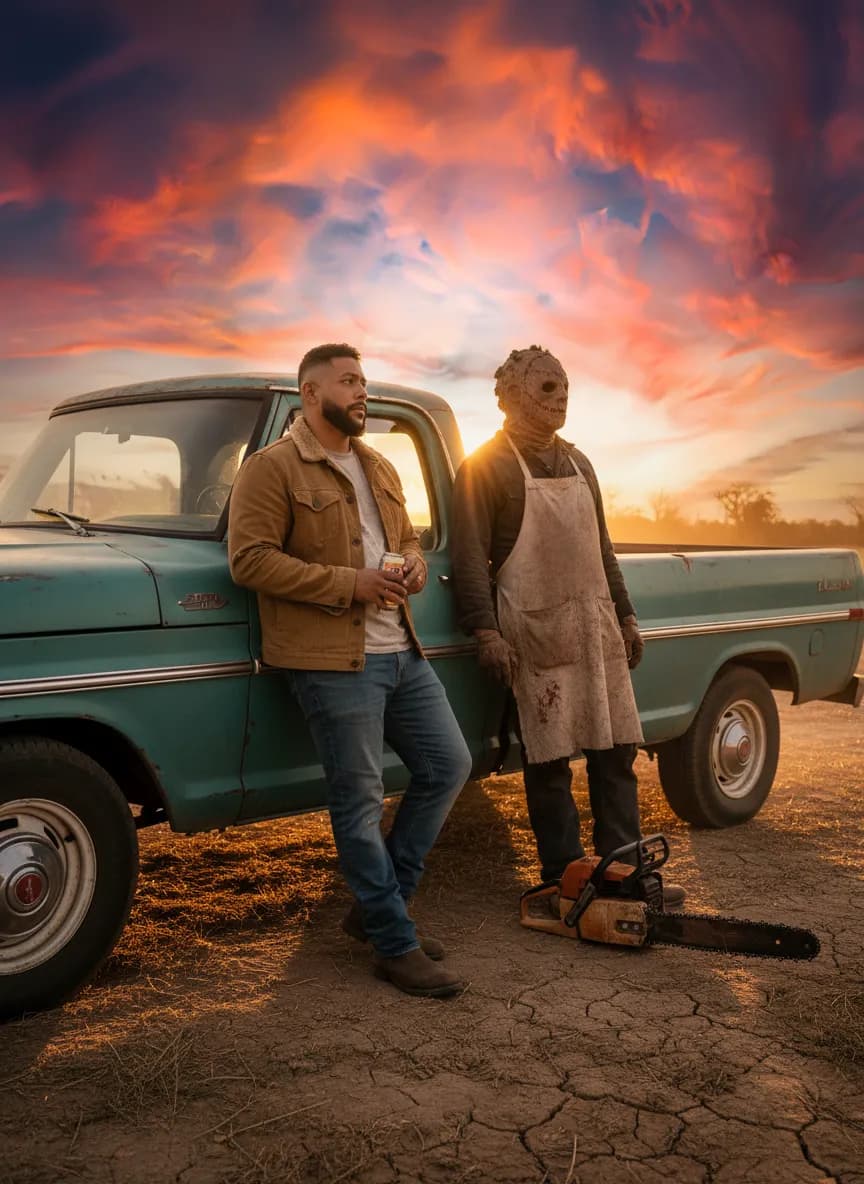 Texas Sunset with Leatherface