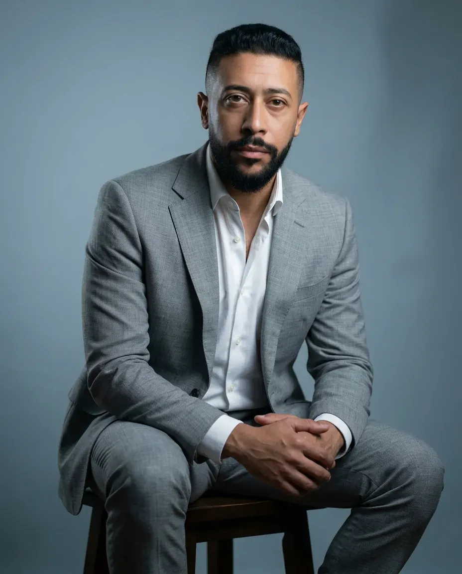 Contemporary Corporate Portrait, Soft Directional Studio Lighting