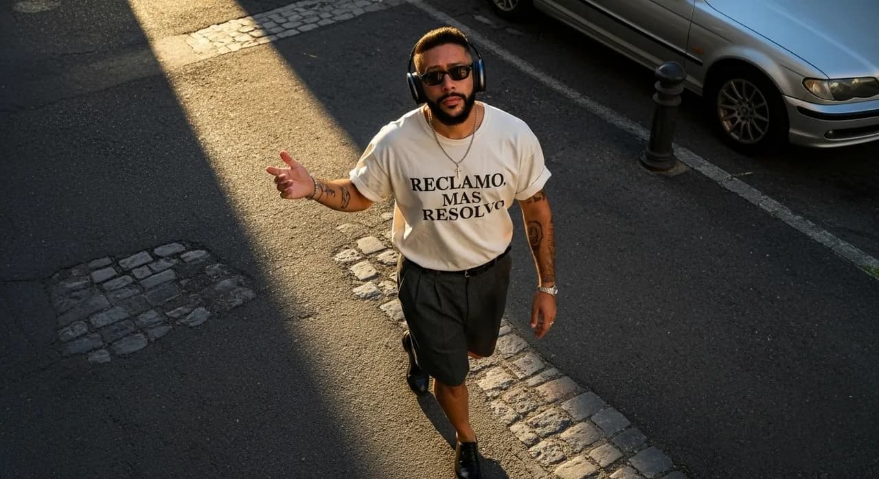 Golden Hour Urban Street Portrait