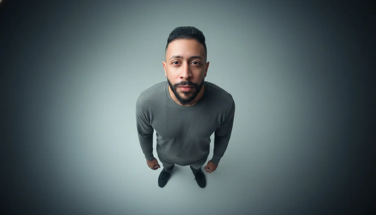 Cinematic Overhead Minimalist Portrait Template