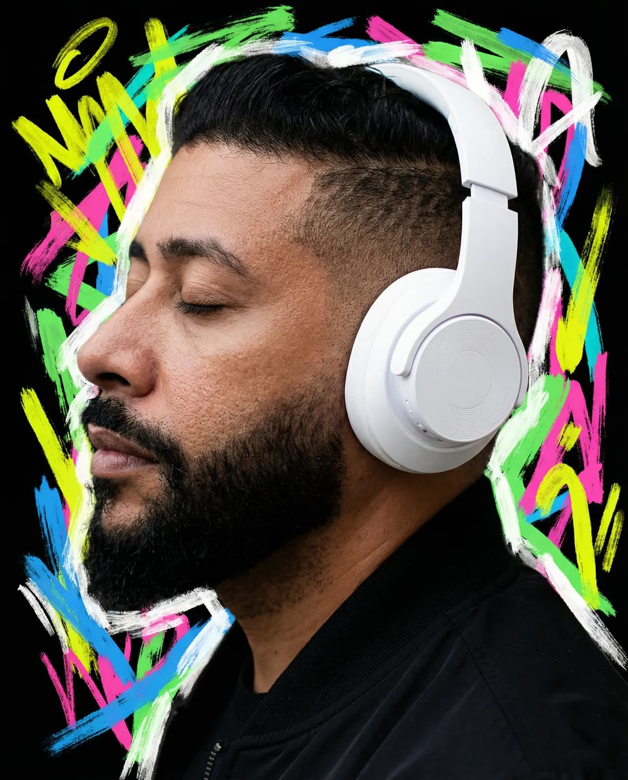 Urban Graffiti Halo Cinematic Portrait Template