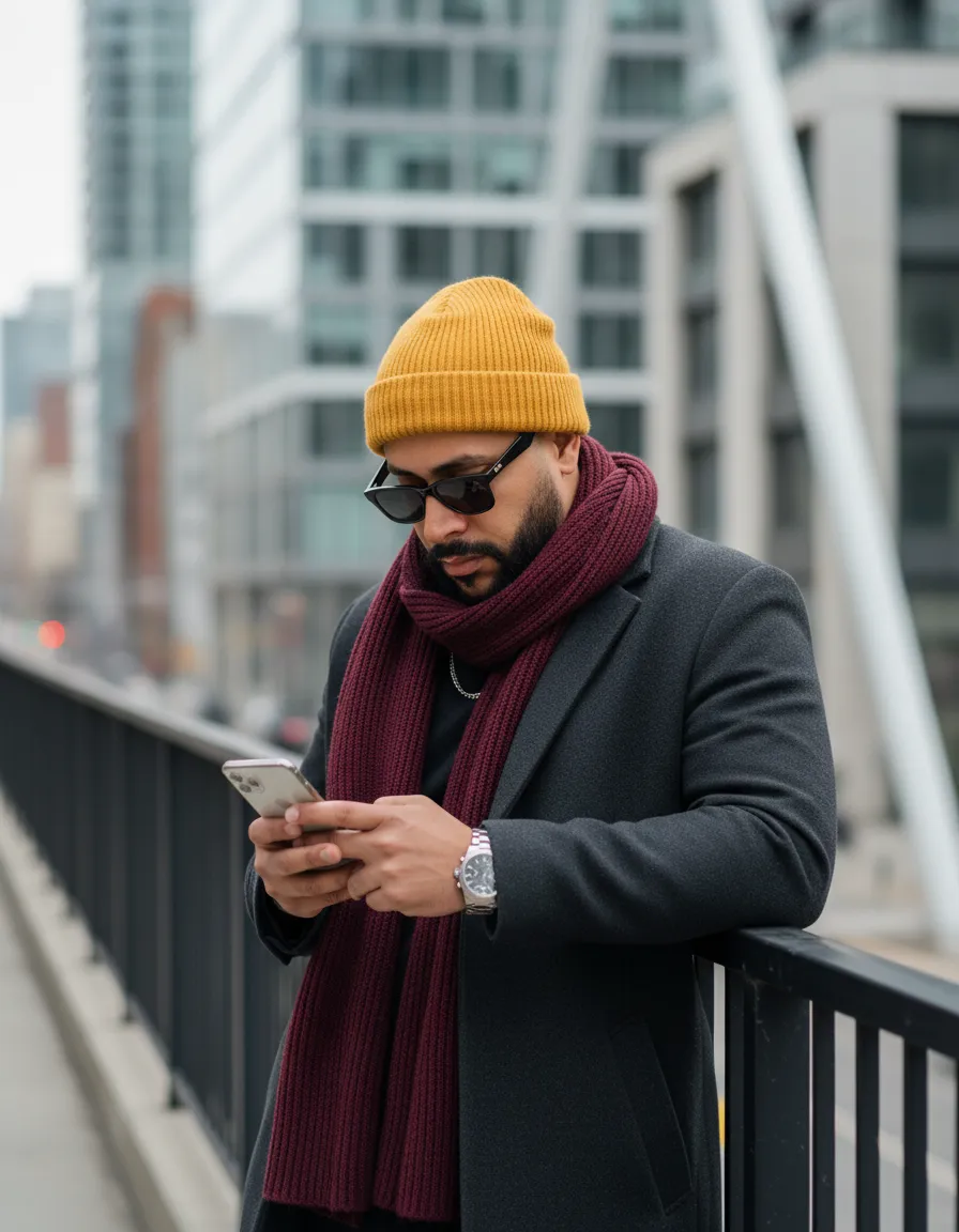 Urban Editorial Street Style Smartphone Portrait Template