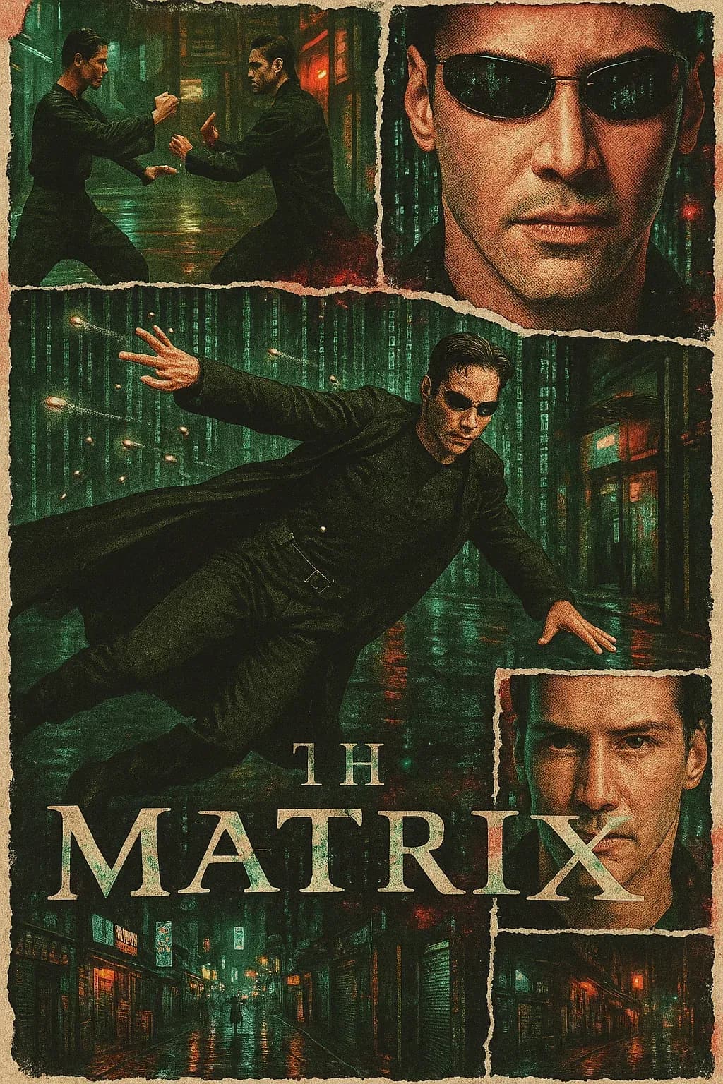 Retro Vintage Collage Poster